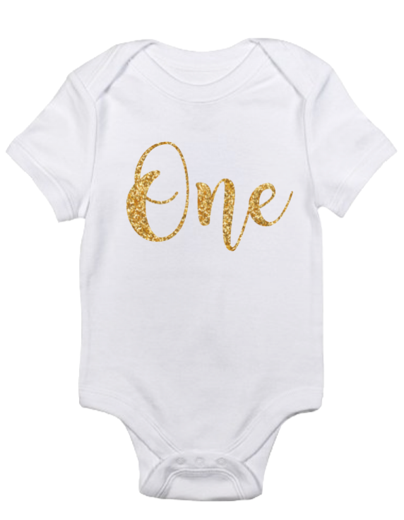 FIRST BIRTHDAY BODYSUIT
