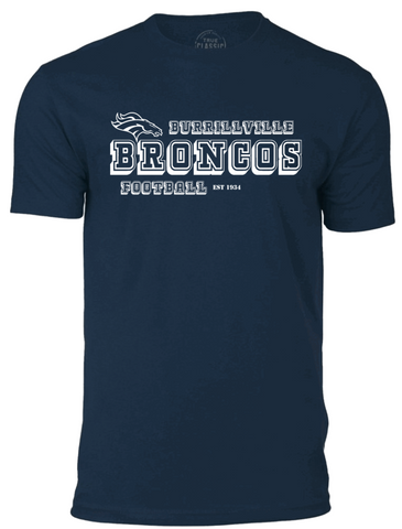 BURRILLVLLE BRONCOS SHORT SLEEVE TEE