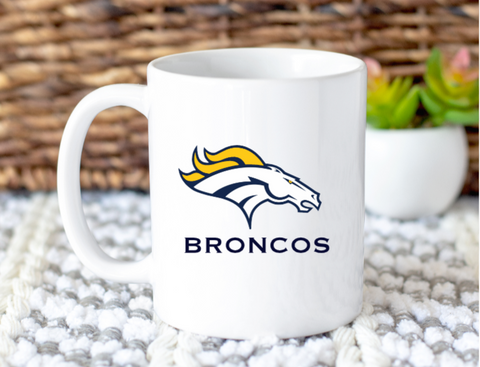 Broncos Ceramic 11oz Coffee Mug