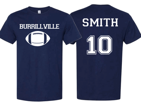 PERSONALIZED BURRILLVILLE PLAYERS SHIRT